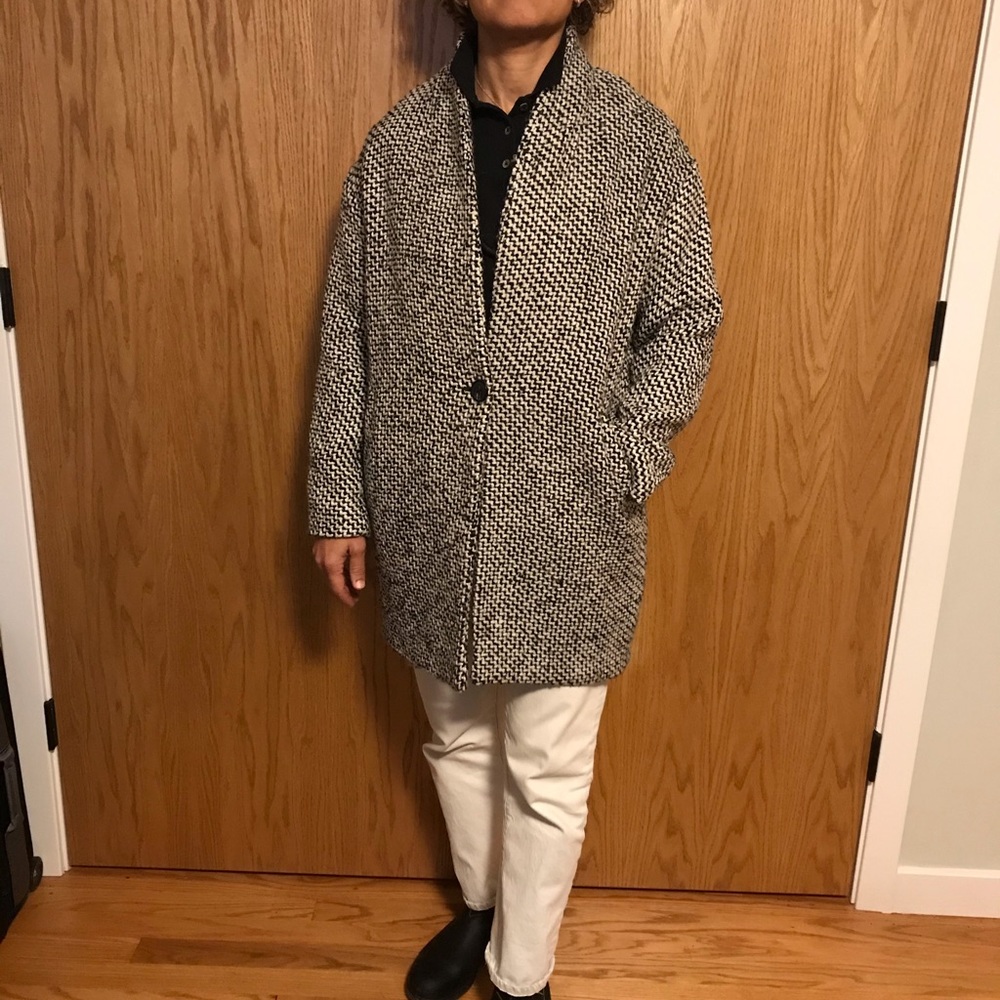 BLANKNYC Say Anything Tweed Coat